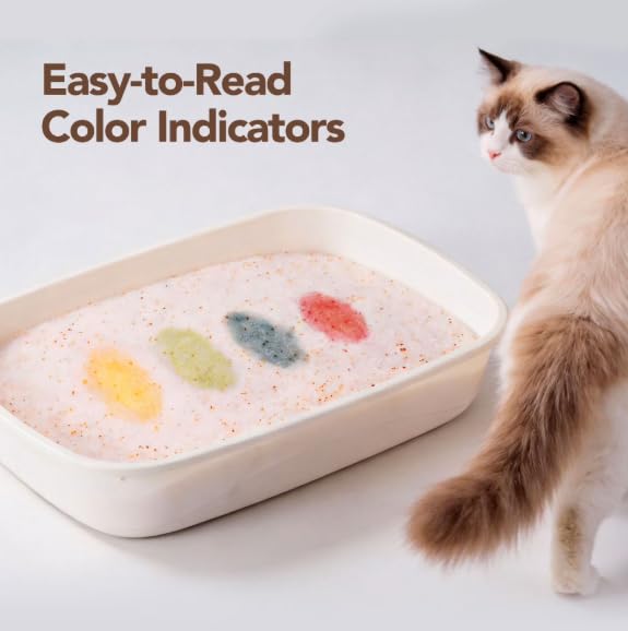 Unscented Color-Changing Cat Litter 8 Lb 2 Pack N946