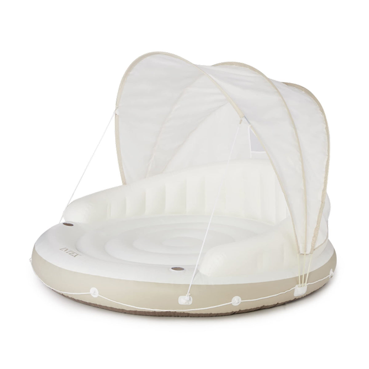 Inflatable Pool Float Lounge with Sunshade G71859