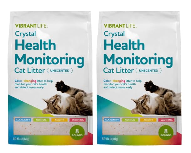Unscented Color-Changing Cat Litter 8 Lb 2 Pack N946