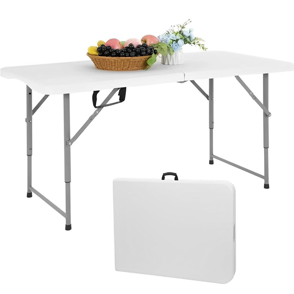 4 Foot Portable Heavy Duty Plastic Folding Table T232
