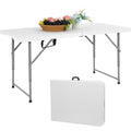 4 Foot Portable Heavy Duty Plastic Folding Table T232