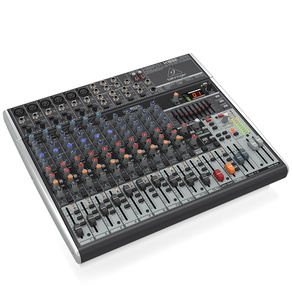 18-Input 3/2-Bus Mixer with Mic Preamps & Compressors S8702