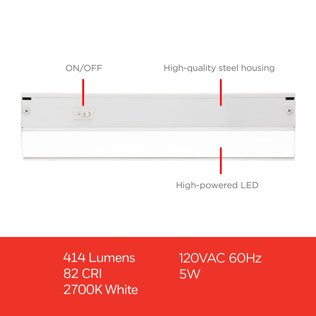 18 inch Hardwired Under Cabinet Lights I118
