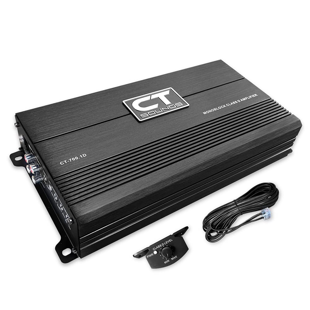 700 Watts RMS Class D Monoblock Car Audio Amplifier D463868