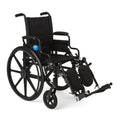 Lightweight Wheelchair with 18" Wide Seat and 300 lb. Weight Capacity J594836