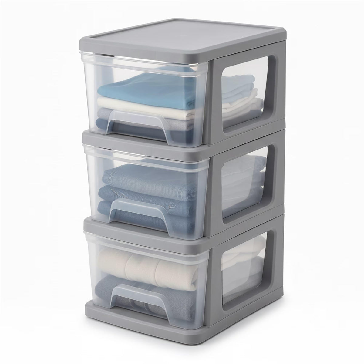3 Drawer Plastic Storage Cart Y478