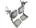 Wheelchair Elevating Leg Rest with Padded Leg Pads and Rotatable Adjustable Footrests D7576