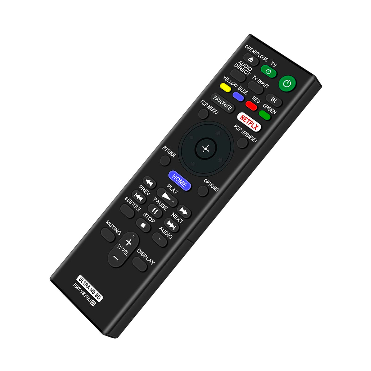 Replace Remote Control for Sony 4K Ultra HD Blu-ray Player U398