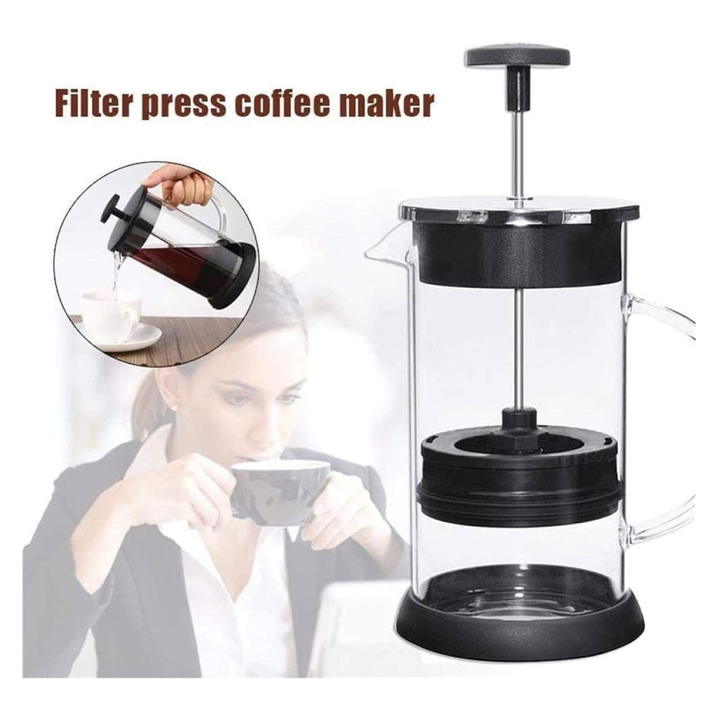 34 Oz Stainless Steel French Coffee Press with Triple Filters S611