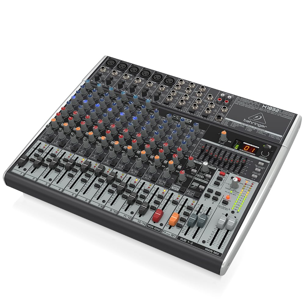 18-Input 3/2-Bus Mixer with Mic Preamps & Compressors S8702