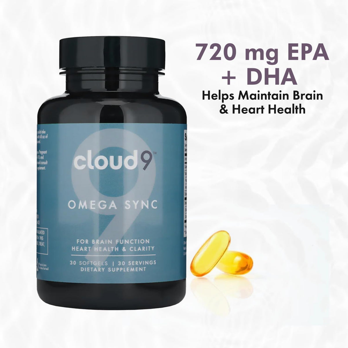 Triple Strength Omega 3 Fish Oil EPA DHA Lemon Flavor Capsules Z625