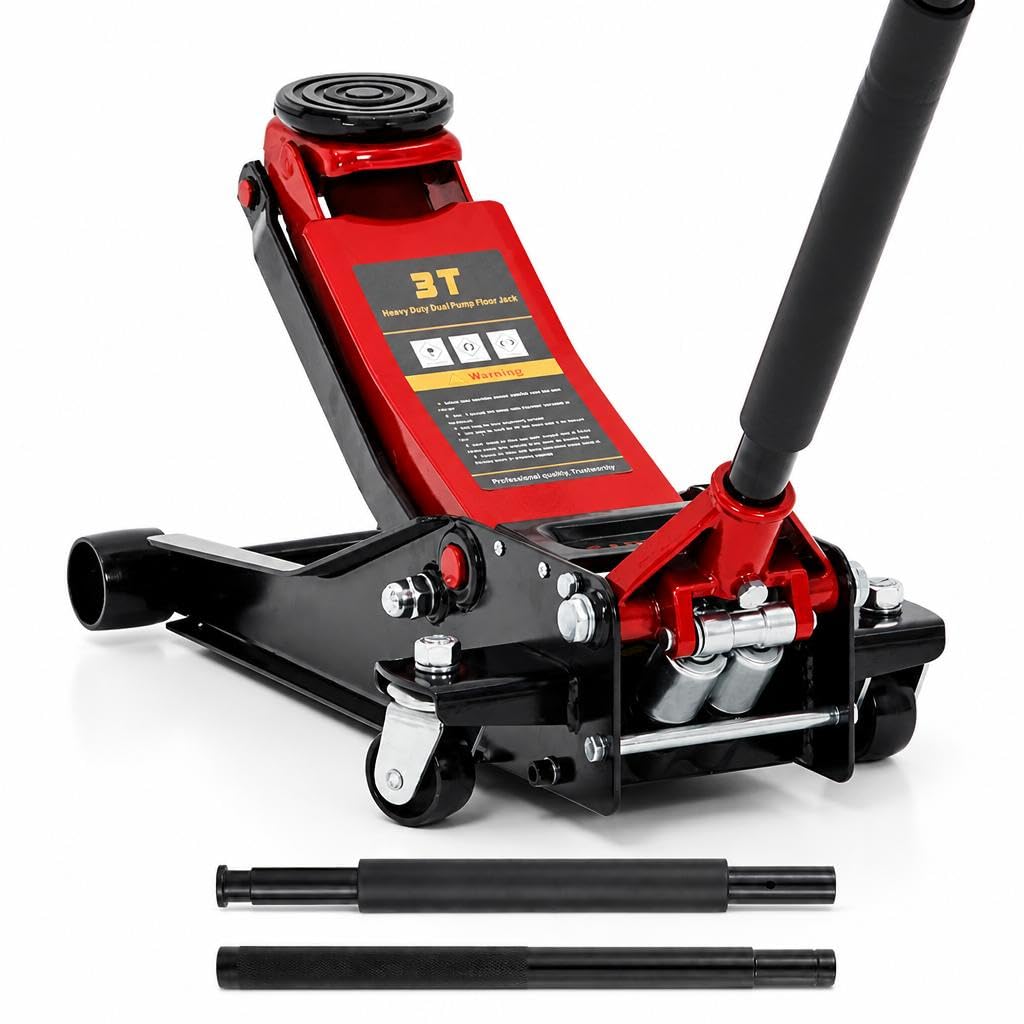 3 Ton Low Profile Steel Hydraulic Floor Jack K33244
