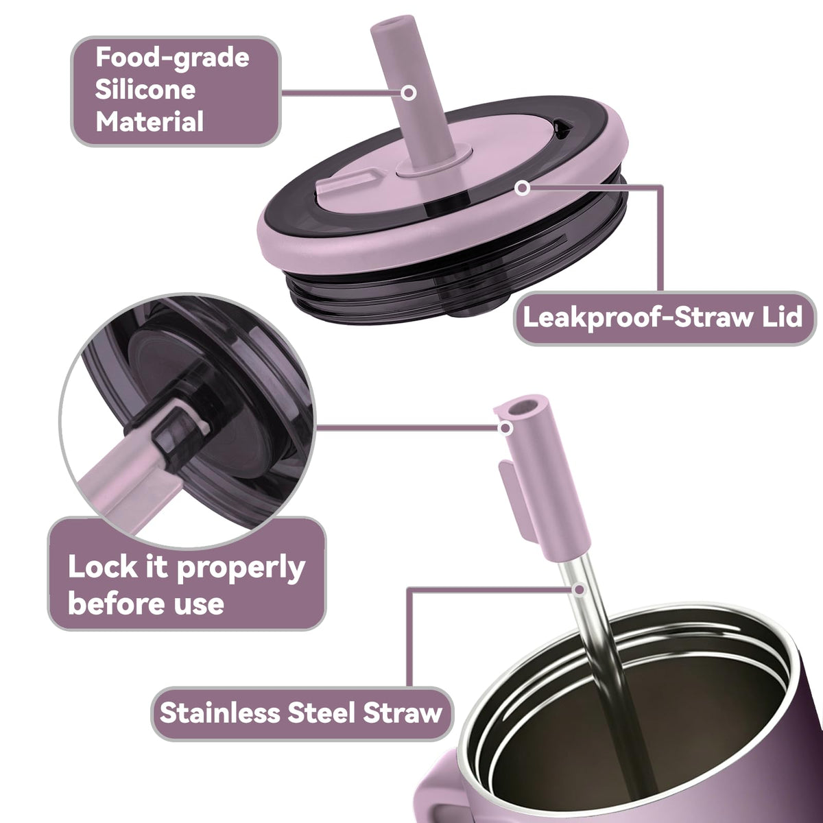Tumbler Lid Only 30oz N5648