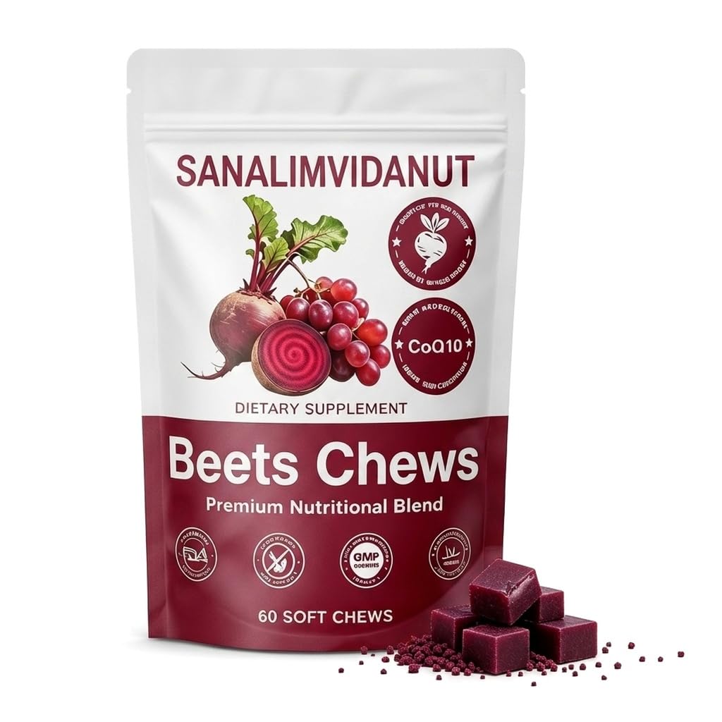 Beet Root Chews 500mg 60 Chews C605894