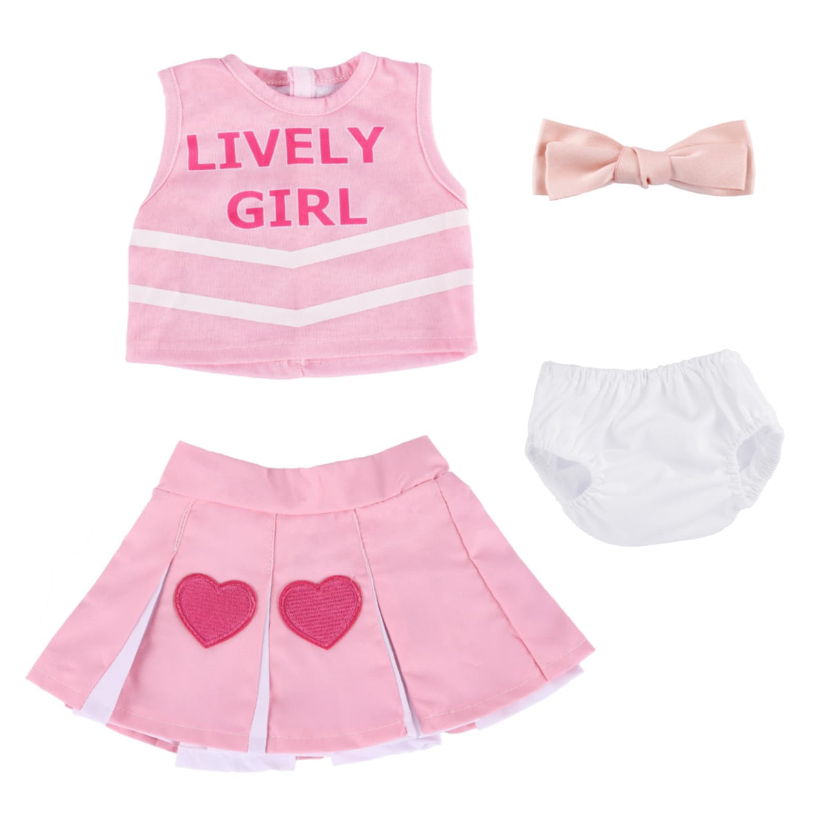 4 Pcs Reborn Baby Doll Clothes Set C5178