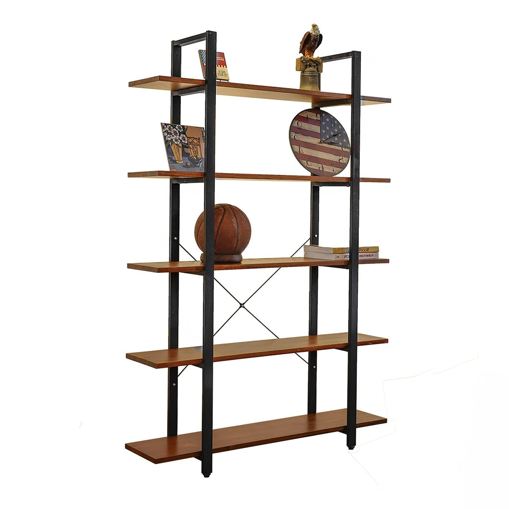 Solid Wood 5 Tier Bookshelf H47910