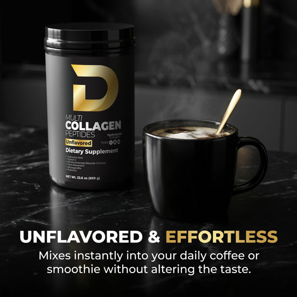 Multi Collagen Peptides Powder Unflavored 30 Servings K123