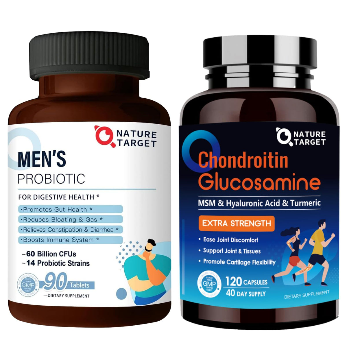Probiotics with Glucosamine Chondroitin MSM Joint Support Supplement W219563