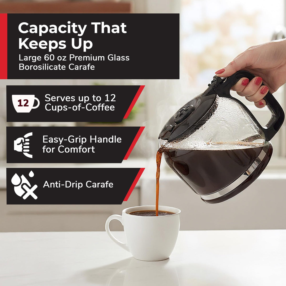 12-Cup Drip Coffee Maker P680
