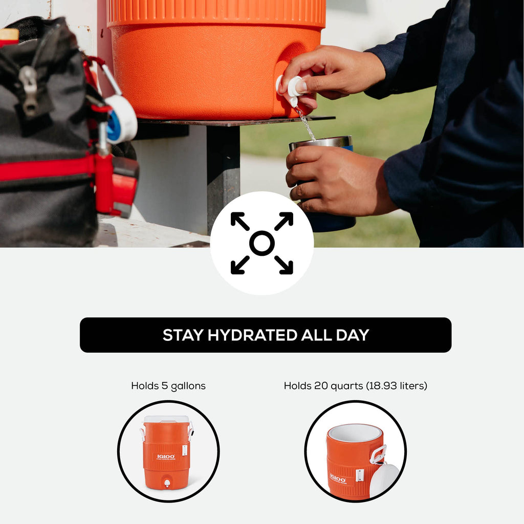 5 Gallon Insulated Portable Beverage Dispenser L2126