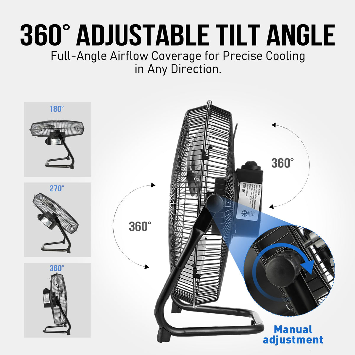 18 Inch Metal Floor & Box Fan P617802