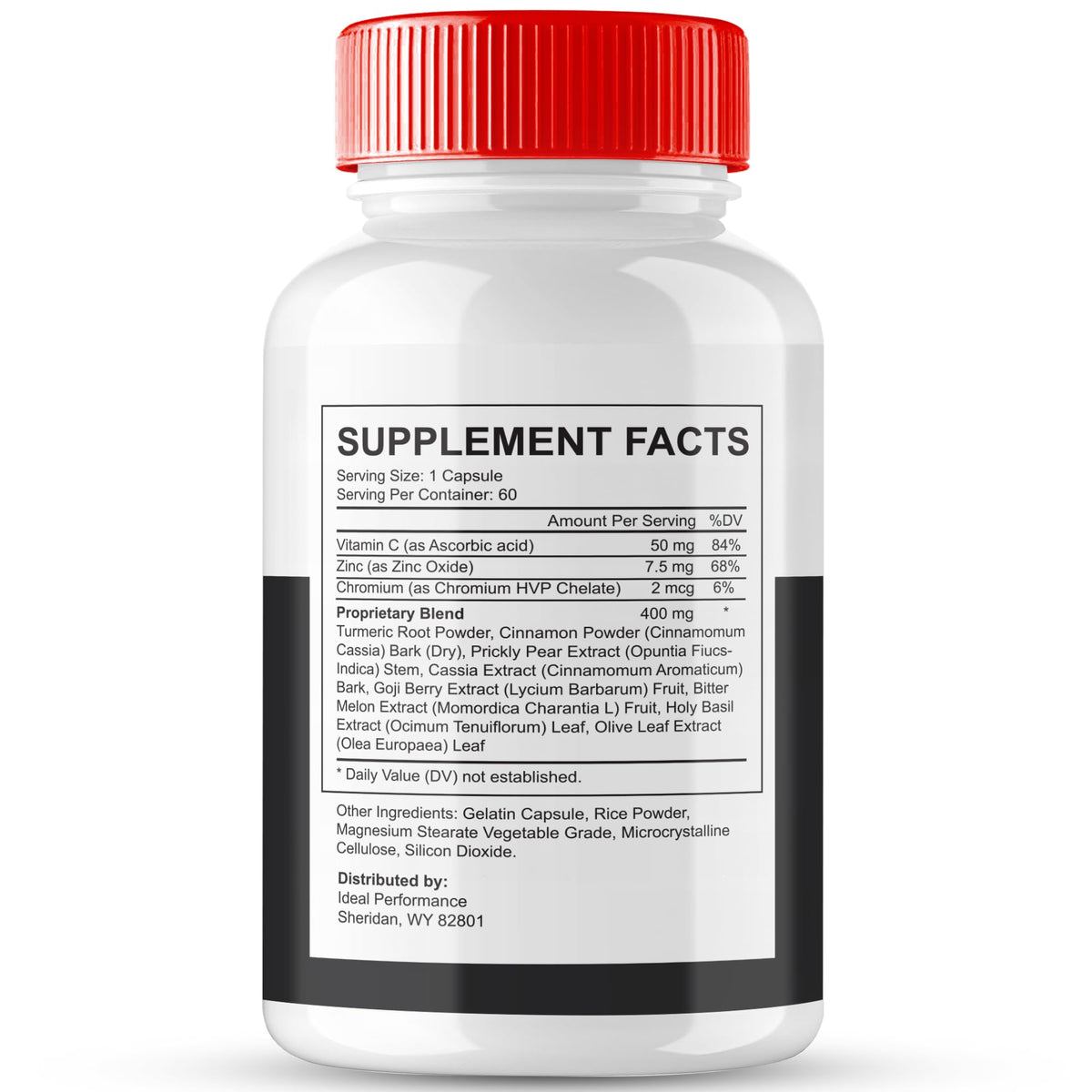All Natural Supplement Capsules 60 Capsules U331610