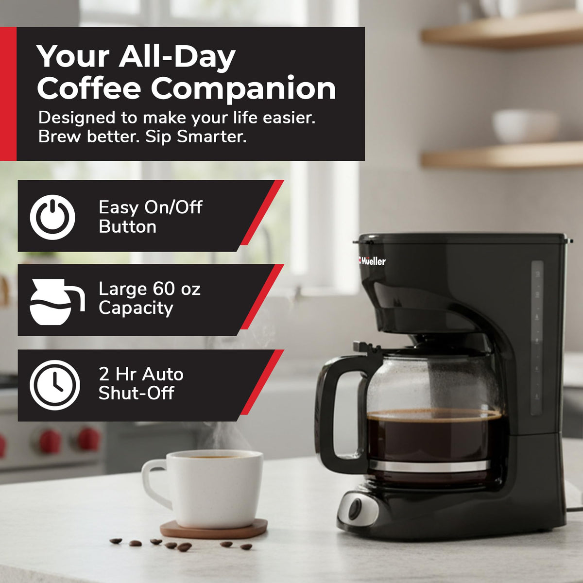 12-Cup Drip Coffee Maker P680