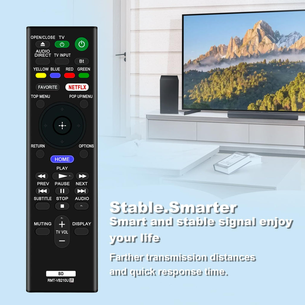 Replace Remote Control for Sony 4K Ultra HD Blu-ray Player U398