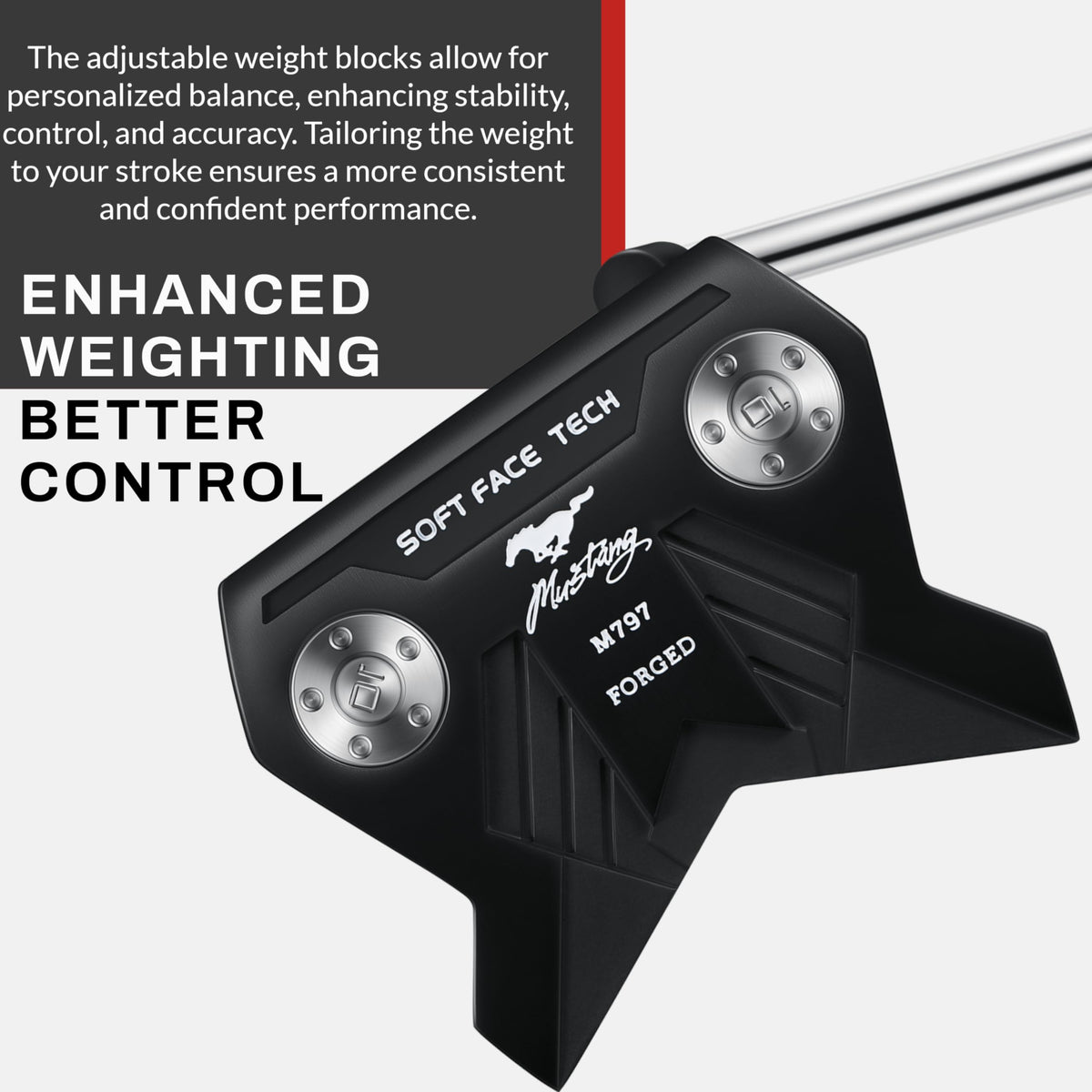Forged Blade & Mallet Plumber's Neck Putter U106165