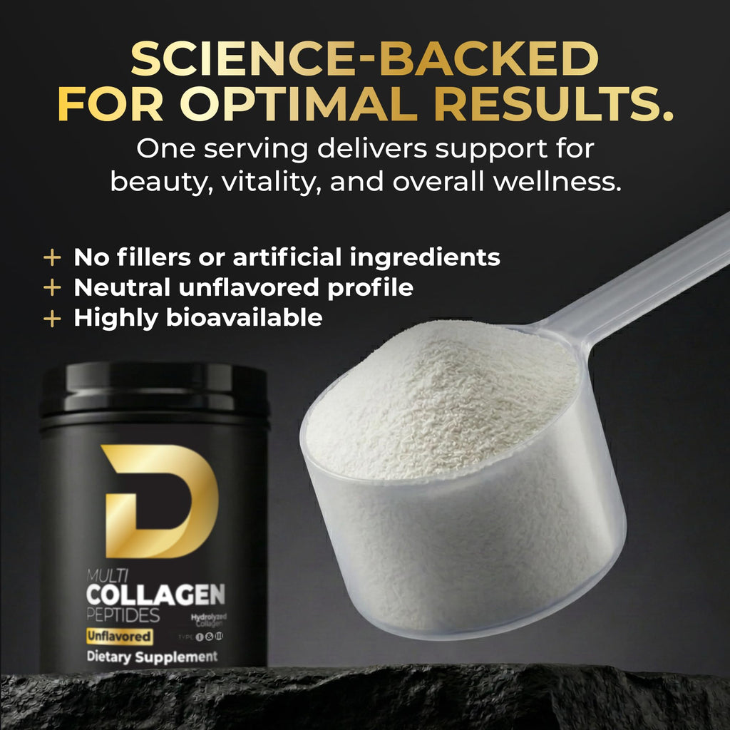 Multi Collagen Peptides Powder Unflavored 30 Servings K123