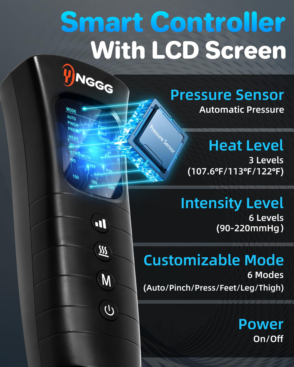 Leg Massager with Heat Y101
