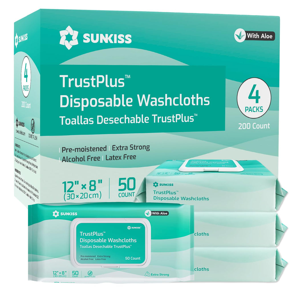 Incontinence Disposable Underwear XLarge 16 Count & Wet Wipes 200 Count K98651