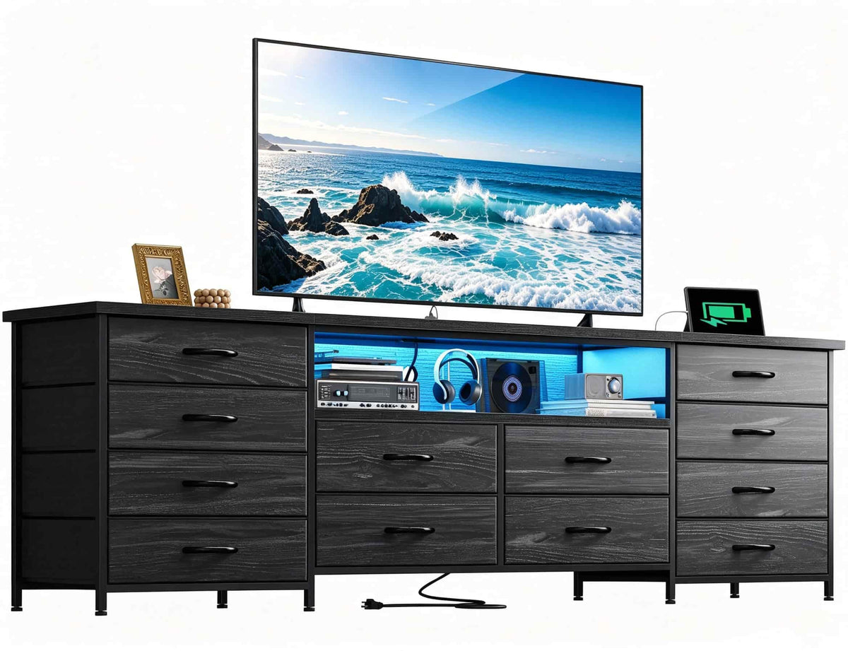 12 Drawers Dresser TV Stand A9573