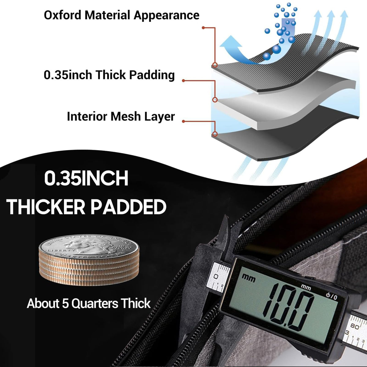 41 Inch Water-Resistant Acoustic Guitar Bag Q899