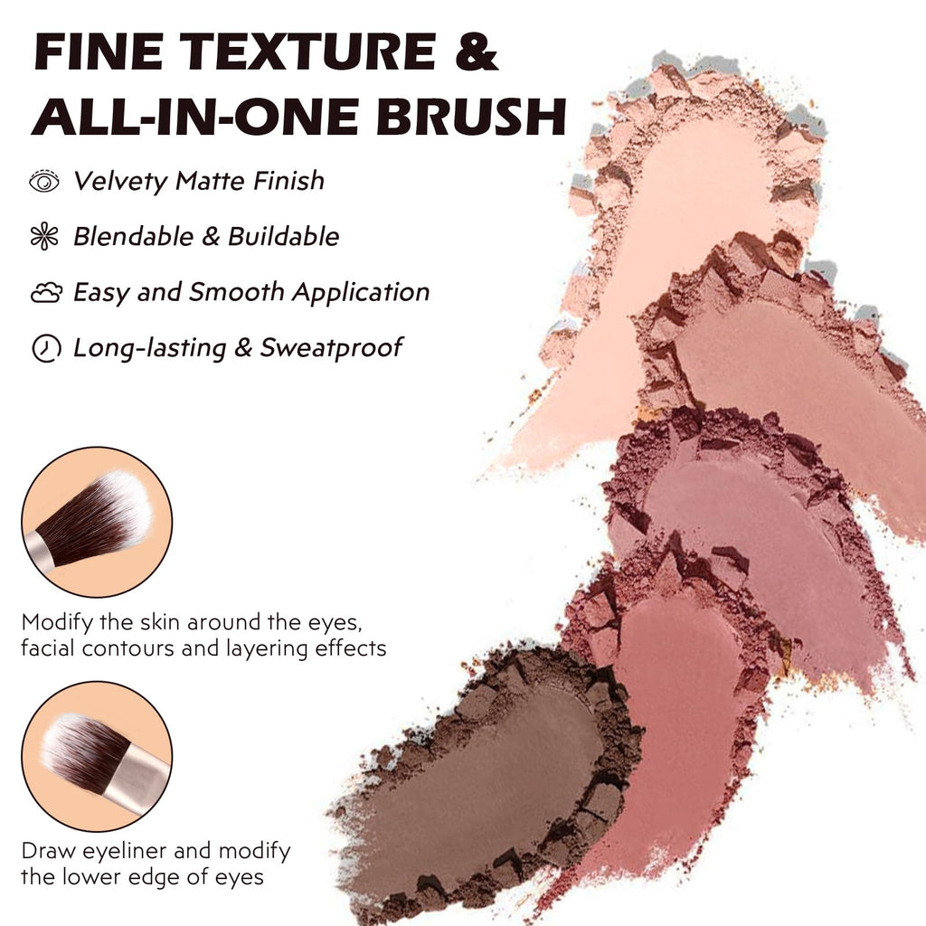 5 Colors Matte Eyeshadow Palette U108194