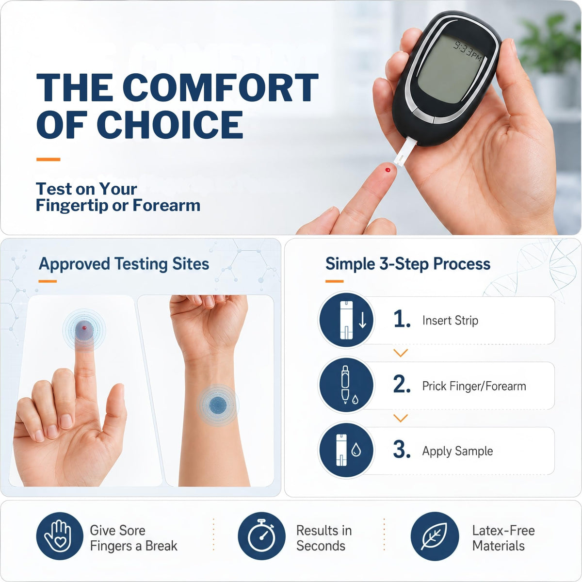 Blood Glucose Test Strips 100 Strips I153