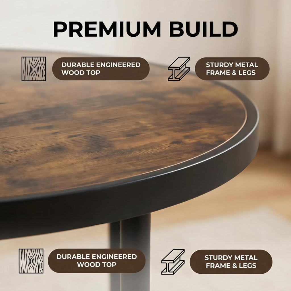 Round Wood Coffee Table F2342