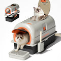 Stainless Steel Cat Litter Box with Lid X738