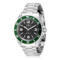 40mm Stainless Steel Black Dial Quartz E601845