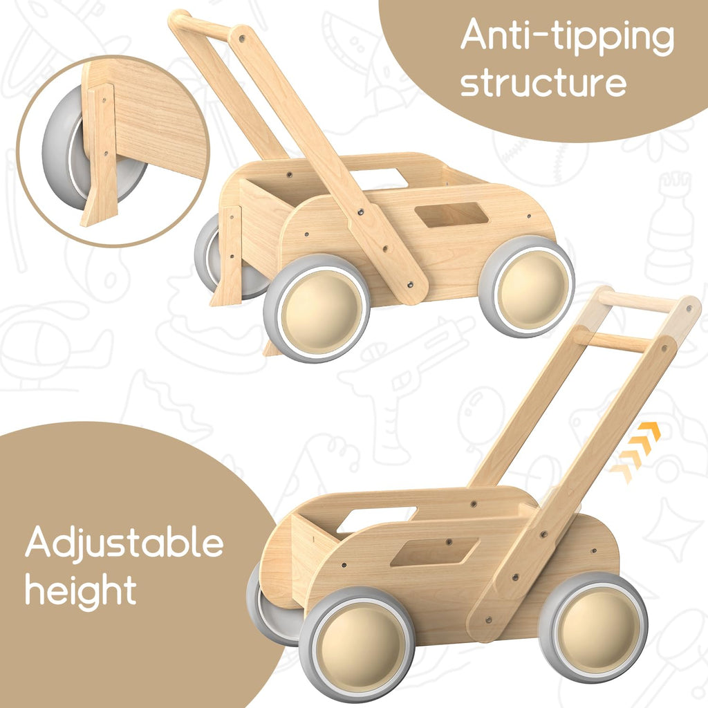Wooden Baby Push Walker X37492