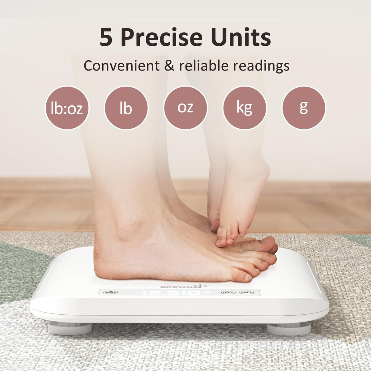 White Digital Baby Scale & Pet Scale E69715