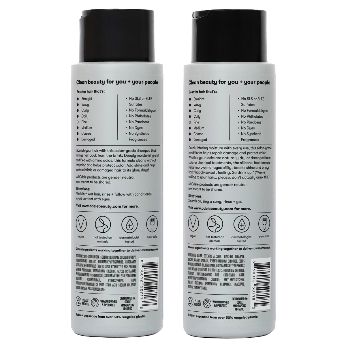Sulfate-Free Shampoo & Conditioner Set, 13 fl oz Each Q26242
