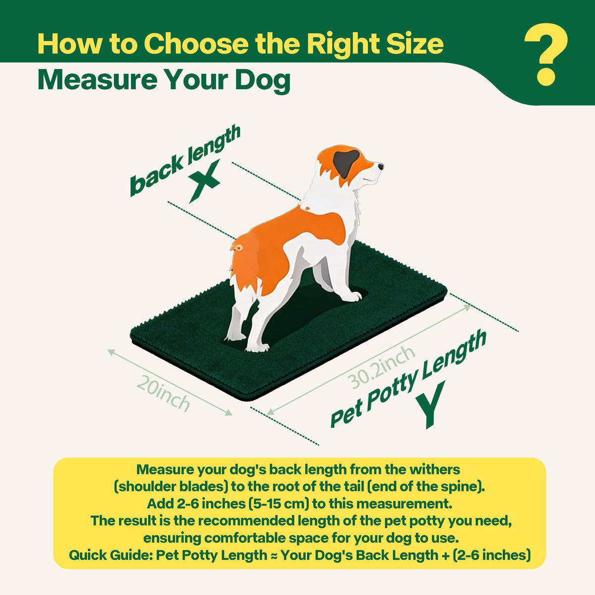 Dog Grass Pad with Tray 30"x20" K685388