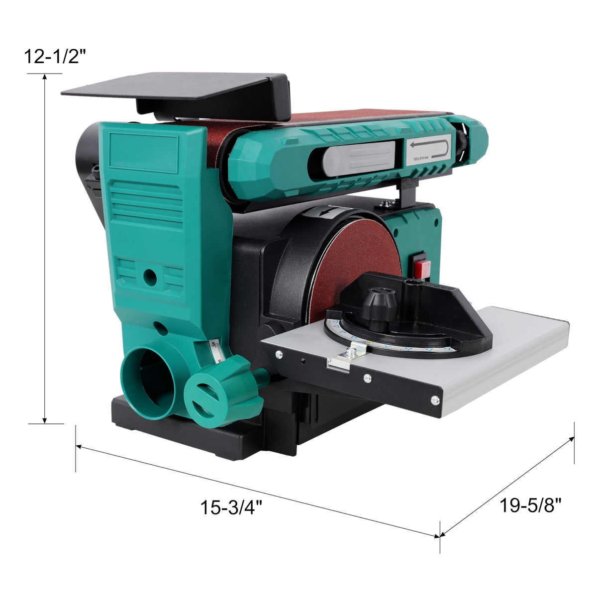 4" X 36" Belt and Disc Sander, 120V, Adjustable Tilt and Bevel Table H8775