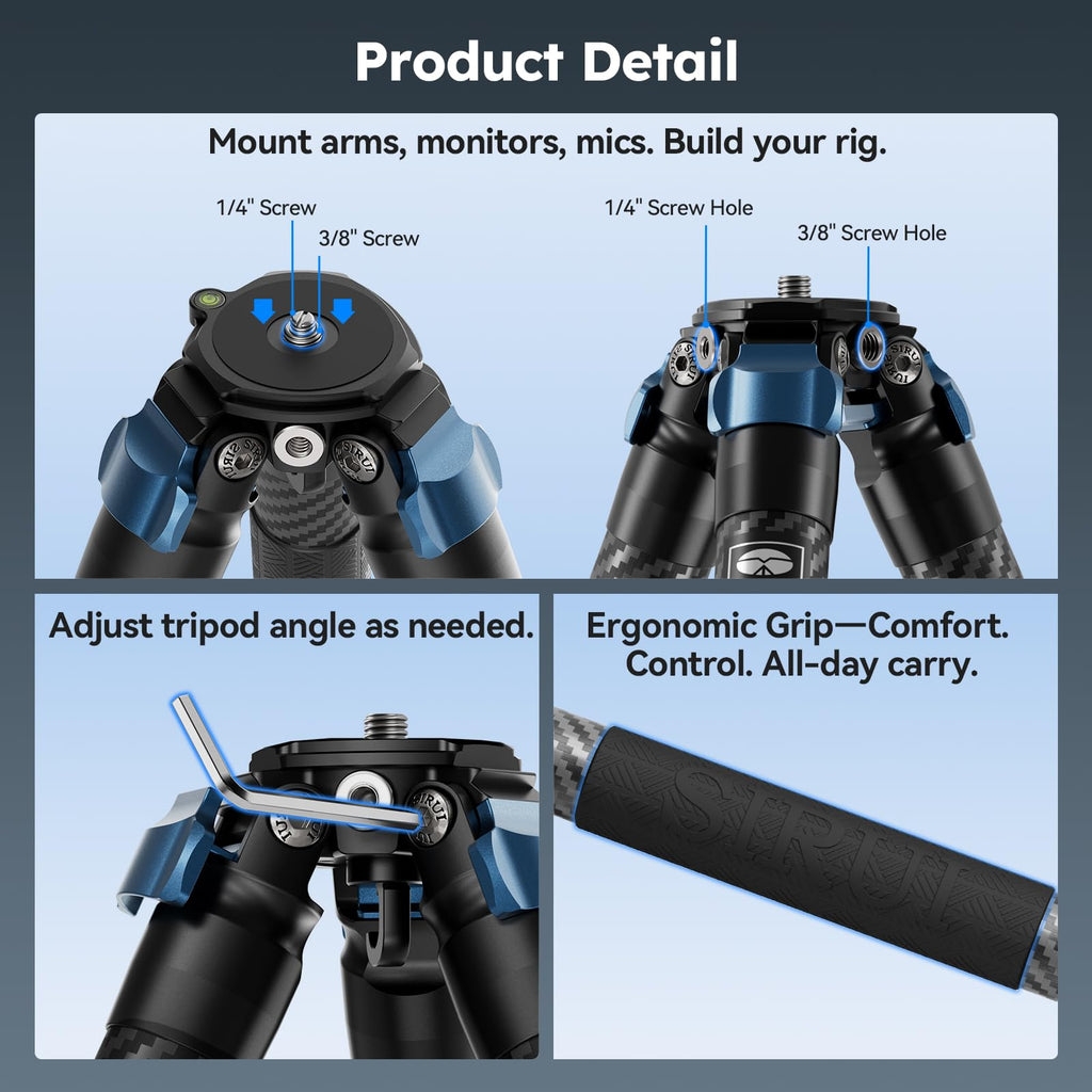 Carbon Fiber Camera Tripod W2106