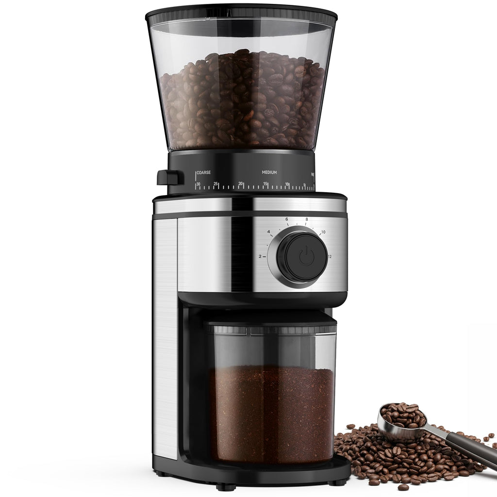 Electric Conical Burr Coffee Grinder with 30 Grind Settings Q7091