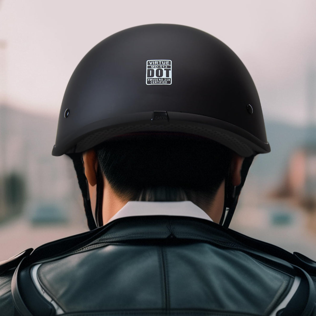 Matte Black Half Helmet XL S764796