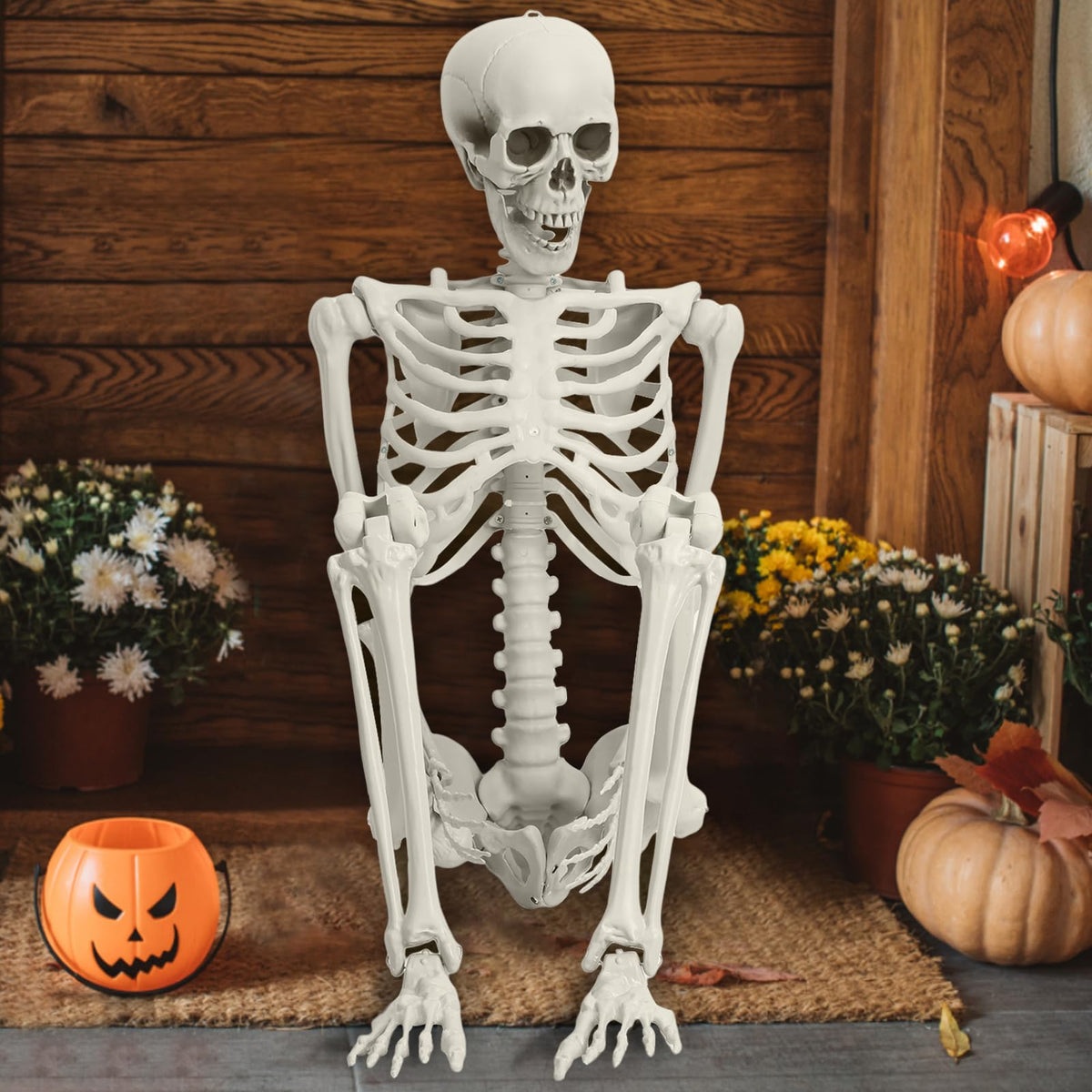 5.4ft Posable Plastic Skeleton G25665