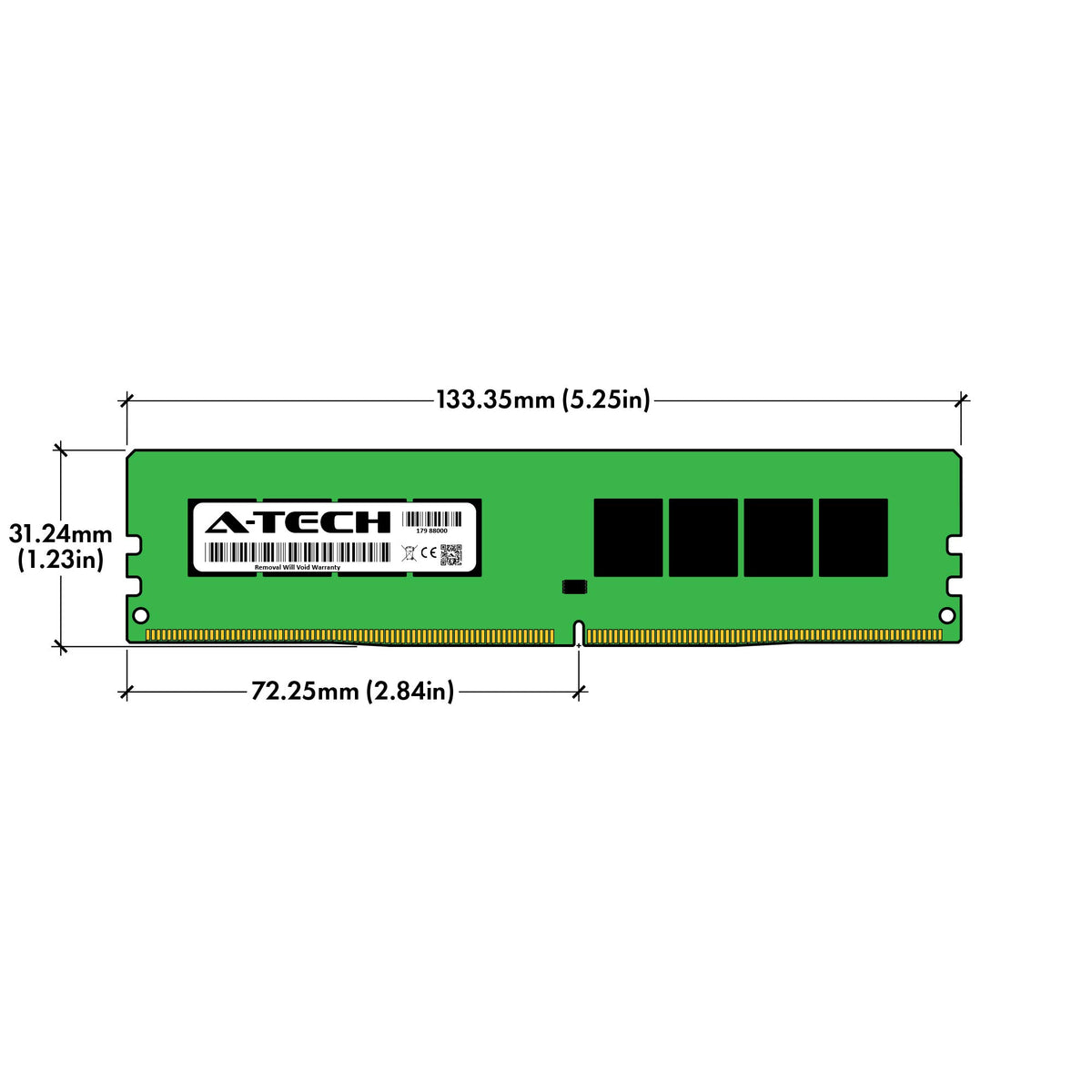 16GB Kit DDR4 2400MHz Non-ECC UDIMM Memory F5706