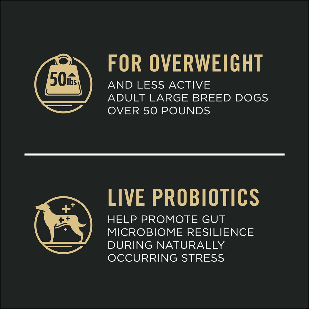 Weight Management Large Breed Dog Food Chicken 34 lb Bag E39468